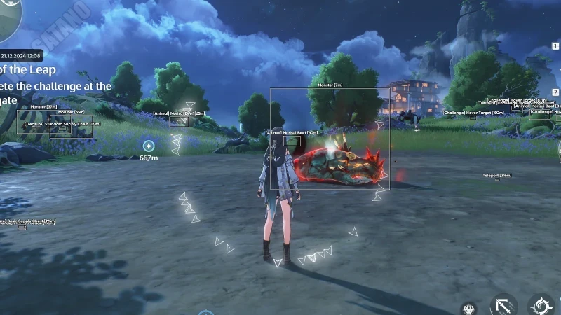 Wuthering Waves enemy ESP and Echo loot ESP overlay
